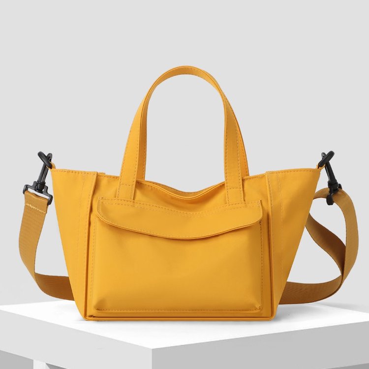 Nylon Crossbody Shoulder Bag with Zipper Closure Summer 2025 One Size - Image 3