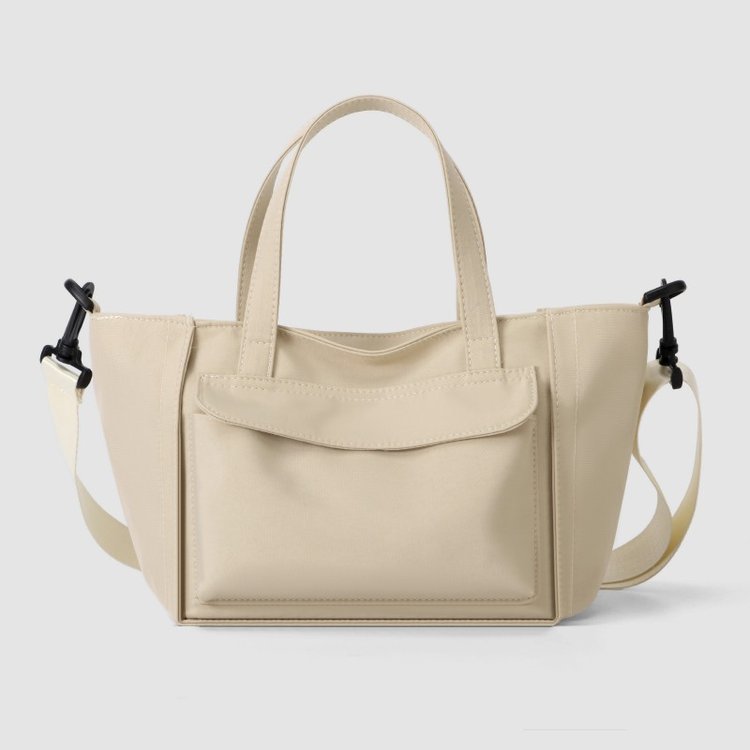 Nylon Crossbody Shoulder Bag with Zipper Closure Summer 2025 One Size - Image 2