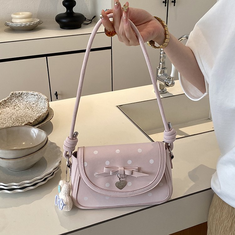 Women's Single Shoulder Crossbody Bag with Lock Closure - Summer 2026 Medium Size - Green,Black,Beige,Blue,Pink,Yellow - Medium - Image 3