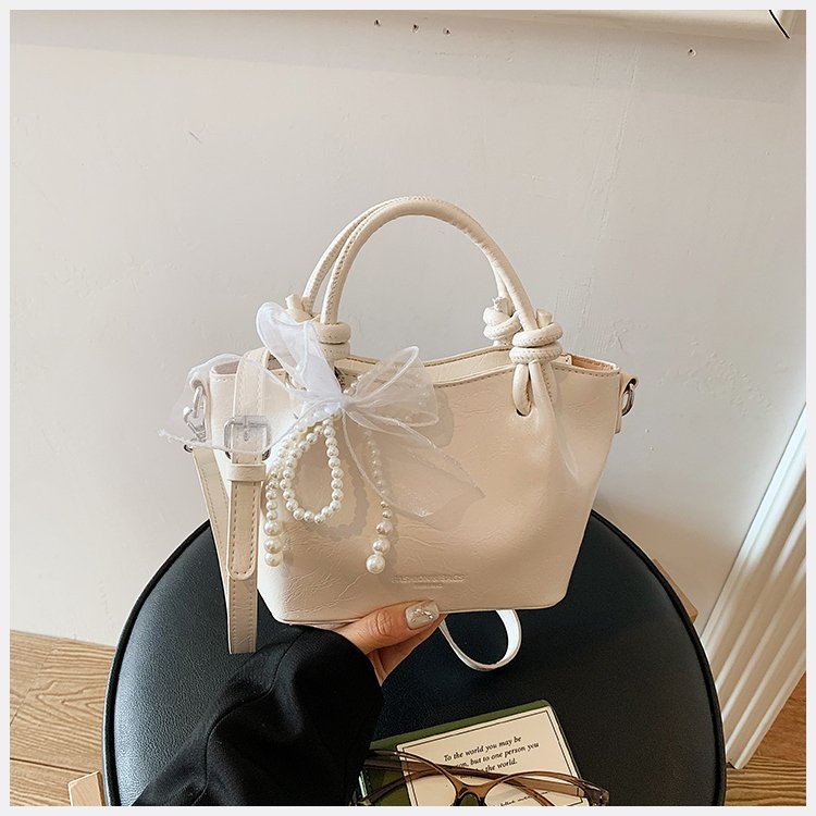 Women's Casual Minimalist Shoulder Crossbody Handbag with Zip Closure and Topstitch Detail - Image 3