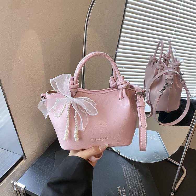 Women's Casual Minimalist Shoulder Crossbody Handbag with Zip Closure and Topstitch Detail - Image 4